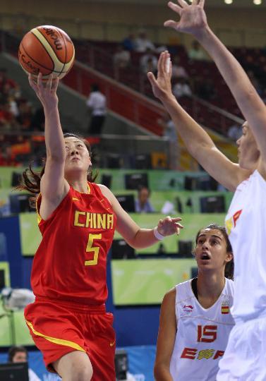 世锦赛中国女篮vs西班牙